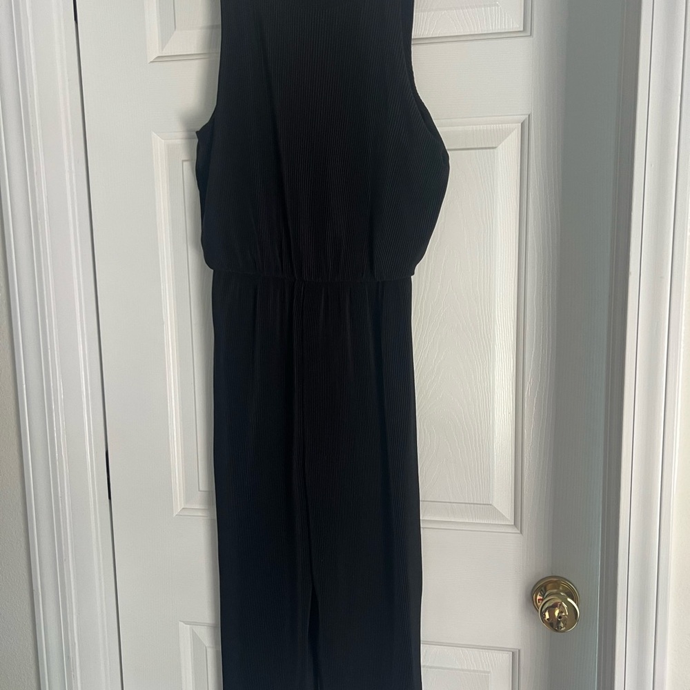 Black Sleeveless Jumpsuit